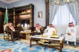 سمو أمير منطقة الباحة يستقبل سمو مستشار هيئة التراث