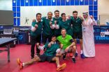 منتخب كرة الطاولة يتوج بالميدالية الذهبية بعد فوزه على قطر في دورة الألعاب الخليجية