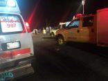 وفاة وإصابة 12 شخصاً بحـادث تصادم مروع على طريق “المدينة – القصيم”