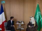 سمو وزير الخارجية يلتقي وزير خارجية فرنسا