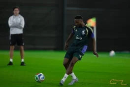 الأخضر يختتم تحضيراته لمواجهة مصر ودياً في جدة