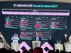 قرعة كأس آسيا 2027 تضع الأخضر في مواجهة الكويت وعُمان وفلسطين