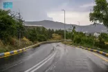 أمطار على منطقة الباحة