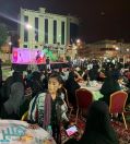 رجل الاعمال بسام وعظ الدين يقيم حفل معايدة لأهالي حي الهجرة و بطحاء قريش