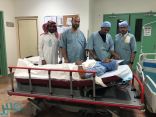 جراحة ناجحة لاستئصال ورم حميد من مريض بمستشفى المظيلف