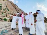 محافظة المخواة تطلق مبادرة الطريق إلى القمر بجبل شدا الأسفل