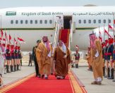 سمو ولي العهد يصل إلى البحرين لترؤس وفد المملكة في اجتماع الدورة العادية الـ 33 للقمة العربية