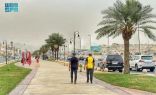 الانخفاض التدريجي لدرجات الحرارة يحفز أهالي العاصمة المقدسة لممارسة الرياضة
