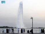 نافورة جدة معلم سياحي وثقافي يستقطب الزوار والأهالي