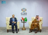 سمو وزير الخارجية يلتقي وزير خارجية مصر