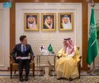 سمو وزير الخارجية يستقبل المبعوث الخاص لرئيس جمهورية كوريا