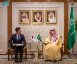 سمو وزير الخارجية يستقبل المبعوث الخاص لرئيس جمهورية كوريا