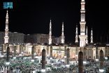 أكثر من 25 مليون مصلٍّ وزائر في المسجد النبوي خلال شهر رجب