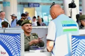 جوازات مطار الأمير محمد بن عبدالعزيز بالمدينة المنورة تستقبل أولى رحلات ضيوف الرحمن القادمين من أوزبكستان لأداء فريضة الحج