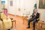 رئيس وزراء باكستان يستقبل سمو وزير الخارجية