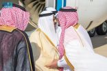 ولي عهد الكويت يصل الرياض وفي مقدمة مستقبليه نائب أمير المنطقة