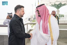 رئيس أوكرانيا يصل إلى جدة