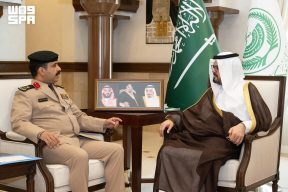 نائب أمير منطقة مكة المكرمة يستقبل قائد حرس الحدود بالمنطقة