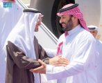 رئيس دولة الإمارات العربية المتحدة يصل إلى الرياض وسمو ولي العهد في مقدمة مستقبليه