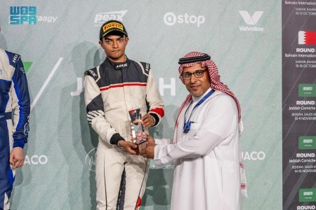 بيلوفيسكي يفتتح الجولة الخامسة من بطولة أرامكو السعودية للفورمولا 4 بانتصار كبير