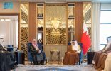ولي عهد مملكة البحرين يستقبل سمو وزير الخارجية