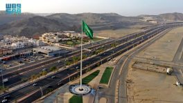 تنفيذ أعمال مشروع محاور مكة على طريق الأمير محمد بن سلمان يُجسّد أنسنة المكان ويرتقي بالمشهد البصري