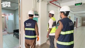 الدفاع المدني يكثف جولاته الميدانية الوقائية في المنشآت التعليمية
