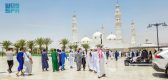 المشاركون بمسابقة الملك عبدالعزيز الدولية يزورون المعالم التاريخية في المدينة المنورة