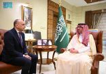 محافظ جدة يستقبل القنصل العام الأمريكي