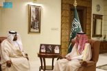 محافظ جدة يستقبل مدير فرع هيئة الهلال الأحمر بمنطقة مكة المكرمة