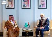 سمو وزير الخارجية يلتقي نائب رئيس الوزراء وزير خارجية الأردن