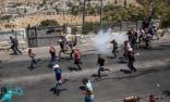 عشرات الإصابات خلال مواجهات مع قوات الاحتلال الإسرائيلي جنوب نابلس
