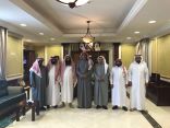 زيارة رئيس مجلس جمعية البر بالحناكية و الأعضاء المرشحين لمحافظ الحناكية راشد القحطاني