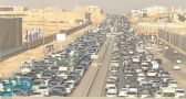 إعلامي ينشر صورة زحام شديد في الرياض.. و”المرور” يعلق