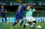 إنتر ميلان يتعادل أمام فيرونا ويبتعد عن سباق لقب الدوري الإيطالي