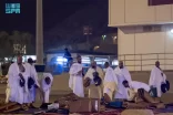 ضيوف الرحمن يستقرون في مشعر مزدلفة