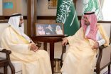 نائب أمير منطقة مكة المكرمة يستقبل مدير عام فرع وزارة السياحة بمكة المكرمة