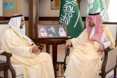 نائب أمير منطقة مكة المكرمة يستقبل مدير عام فرع وزارة السياحة بمكة المكرمة