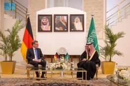 سمو وزير الخارجية يستقبل وزير خارجية ألمانيا