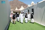 وزير الحج والعمرة يتفقد عددًا من المشاريع التطويرية في المشاعر المقدسة
