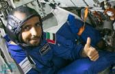 هبوط المركبة التي تقل رائد الفضاء الإماراتي هزاع المنصوري