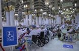 الهيئة العامة للعناية بشؤون المسجد النبوي تقدم خدماتها النوعية لذوي الإعاقة في يوم الجمعة