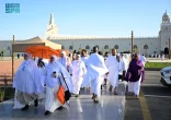 خدمات إرشادية وأمنية ترافق تفويج الحجاج من المدينة المنورة إلى مكة المكرمة