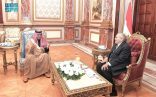 سفير المملكة لدى مصر يلتقي رئيس مجلس الشيوخ المصري