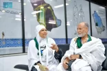 زوجان بنجلاديشيان .. رحلة من أمريكا إلى مكة المكرمة لأداء الحجة الأولى عبر مبادرة طريق مكة