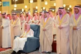 أمير منطقة الرياض ونائبه يؤديان صلاة الميت على صاحبة السمو الملكي الأميرة جواهر بنت بندر بن محمد بن عبدالعزيز آل سعود