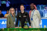 المصنف الأول عالمياً الإنجليزي جود ترامب بطلًا لبطولة الماسترز السعودية للسنوكر