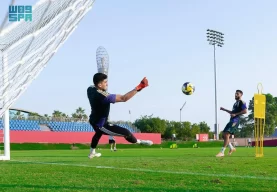 الأخضر يستأنف تدريباته استعدادًا لنصف نهائي كأس العرب