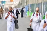 حُجِّاج بيت الله الحرام يتوافدون إلى مشعر منى لقضاء يوم التروية