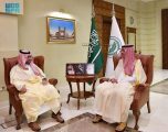 الأمير سعود بن جلوي يستقبل مدير عام الأحوال المدنية بمنطقة مكة المكرمة